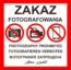 zakaz fotografowania